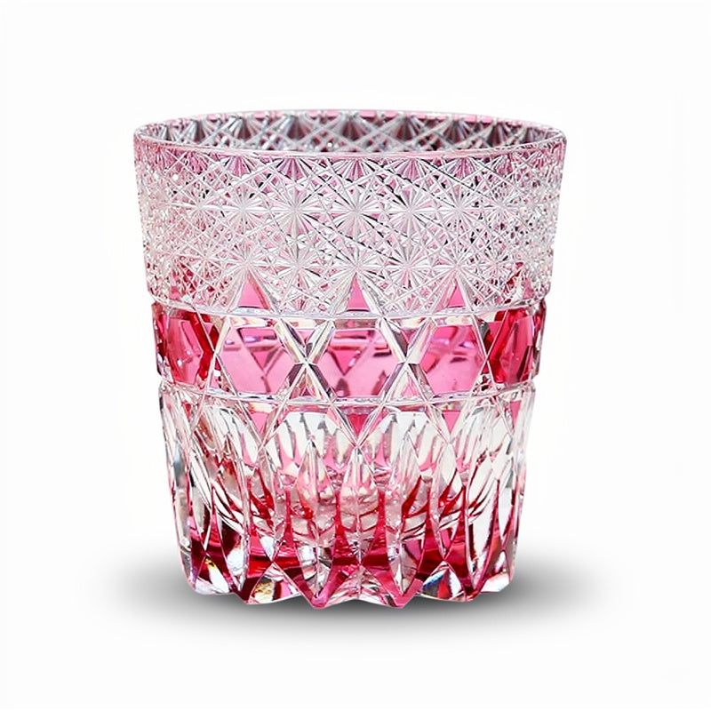 Ruby Night Water Whiskey Glass, full view on #f1f1f1