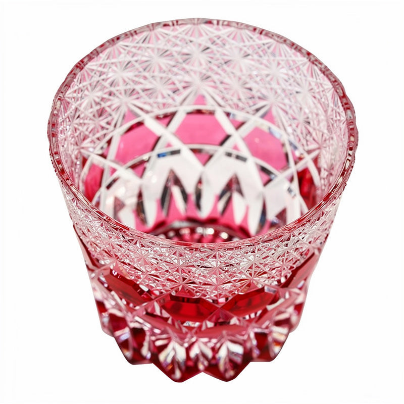 Ruby Night Water Whiskey Glass, interior view