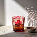 Ruby Rokkaku-Kagome Petal Whiskey Glass