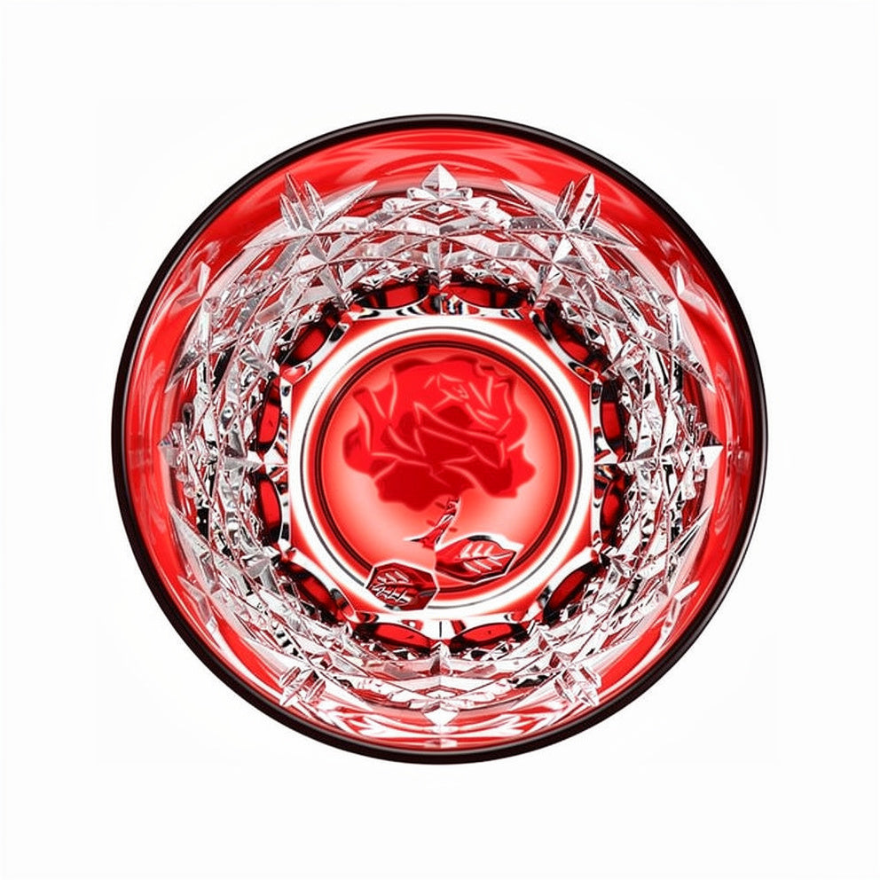 Ruby Hakkaku-Kagome Whiskey Glass