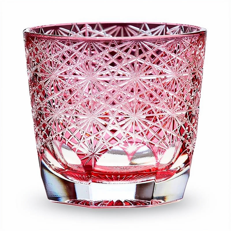 Ruby Rim Light Whiskey Glass