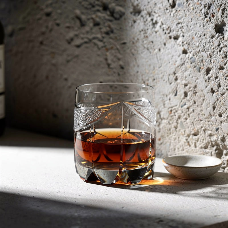 Smoke Evening Pour Whiskey Glass