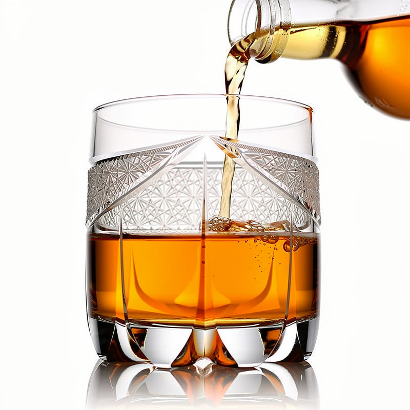 Smoke Evening Pour Whiskey Glass