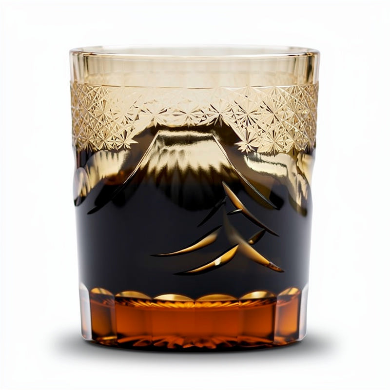 Smoke Mountain Glass Whiskey Glass