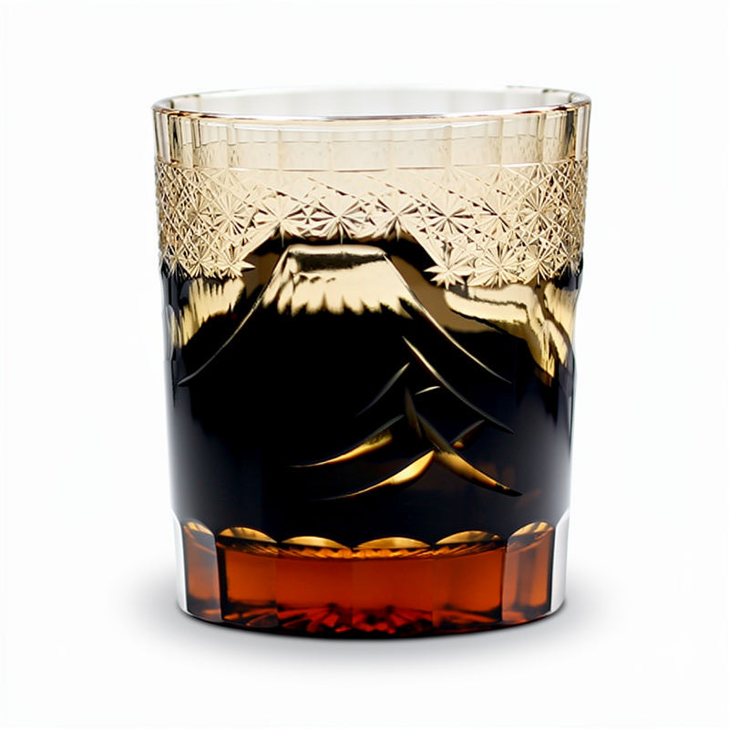 Smoke Mountain Glass Whiskey Glass