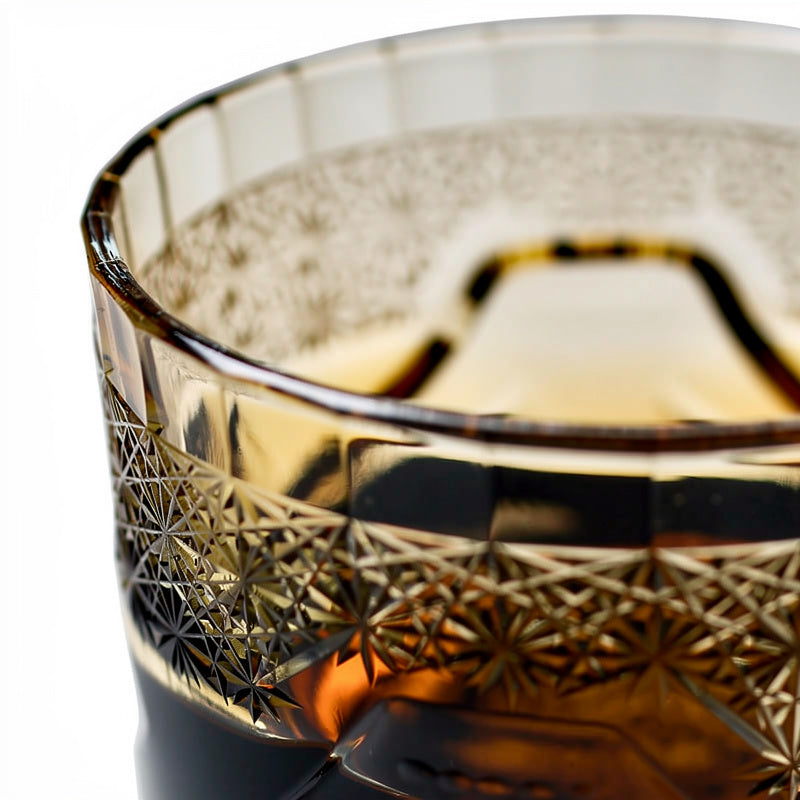 Smoke Mountain Glass Whiskey Glass