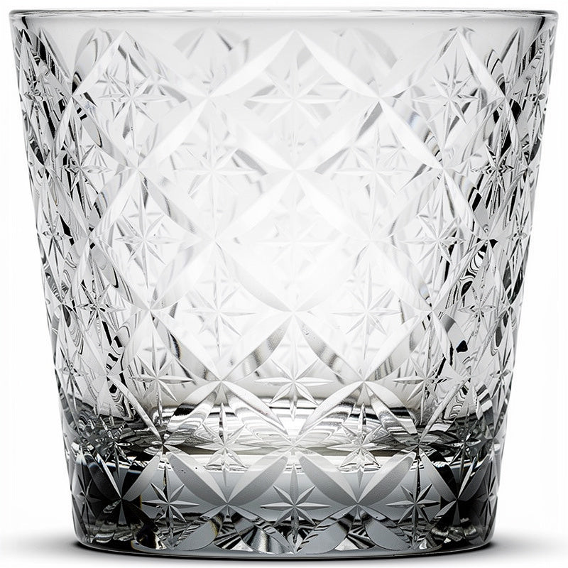 Smoke Overlay Whiskey Glass