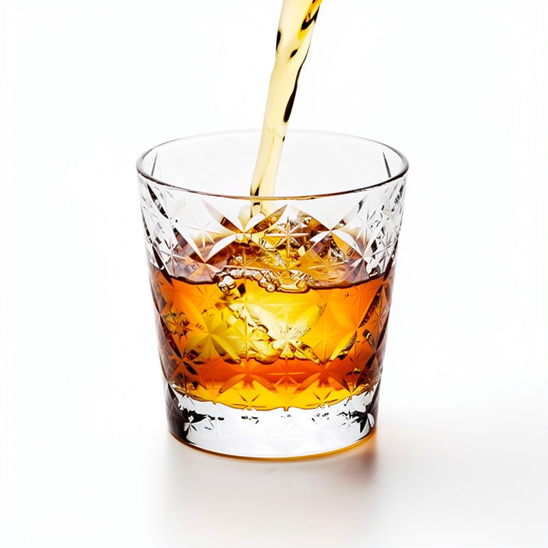 Smoke Overlay Whiskey Glass