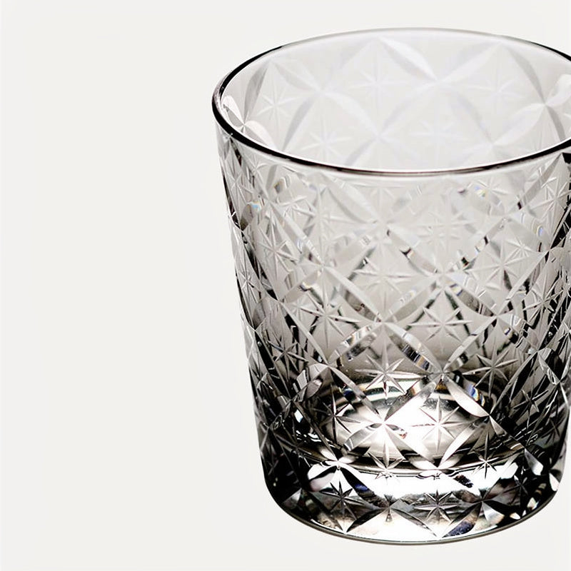 Smoke Overlay Whiskey Glass