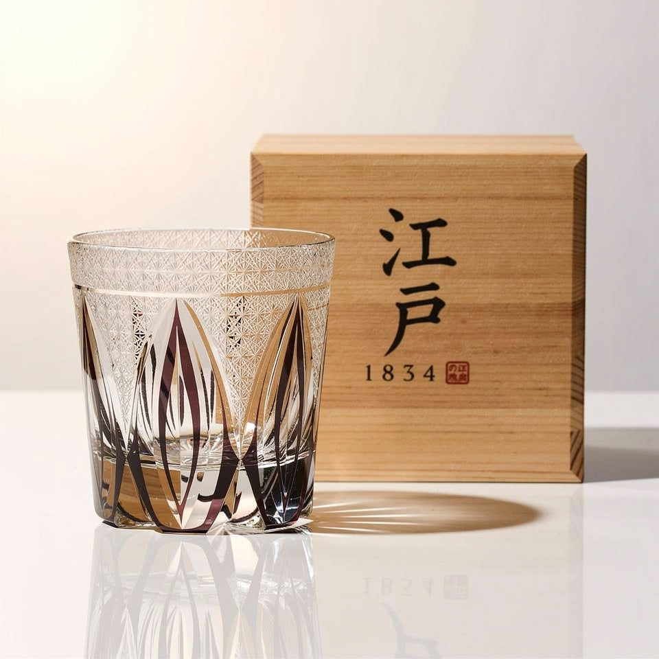 Smoke Kiku-tsunagi Ridge Whiskey Glass